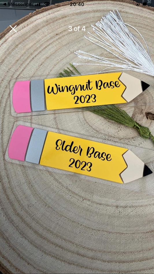 Personalised Book marks